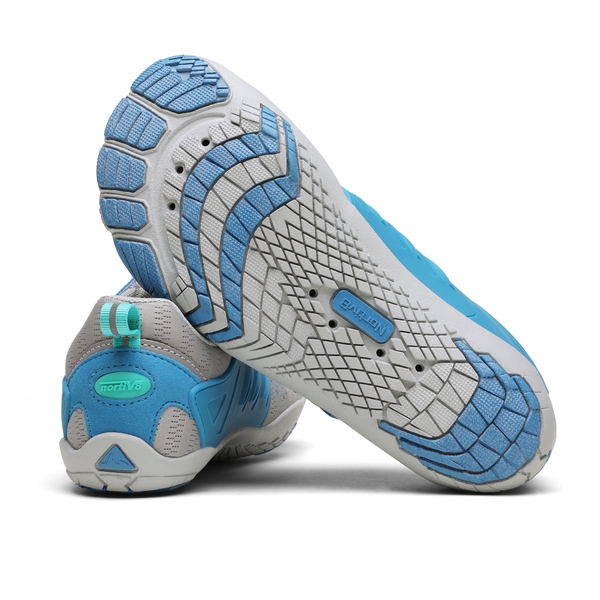Women's Quick Dry Water Shoes - GREY BLUE - 1